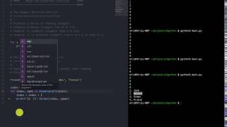 Range and enumerate Python built in functions