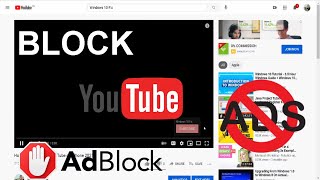 How to Block YouTube Ads on PC/Laptop | AdBlock For PC Windows 10/8/7