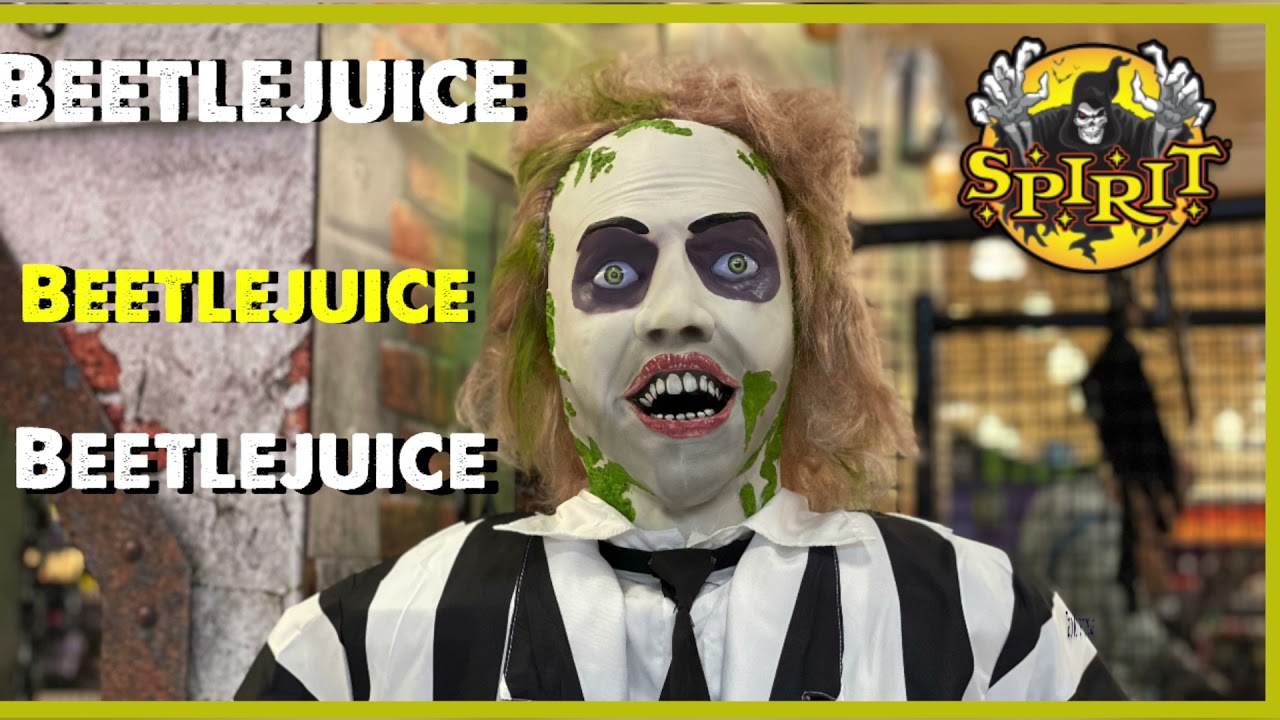 Beetlejuice Animatronic Demo Spirit Halloween 2021 Youtube