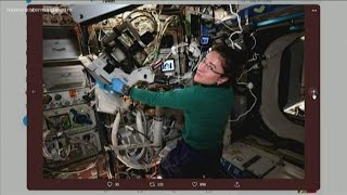 Jessica Meir Tweets from space