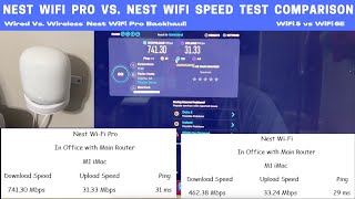 Nest WiFi Pro Vs Nest WiFi Speed Test Comparison