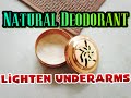 Natural Deodorant Recipe | Lighten DARK underarms | Mild for Sensitive skin Natural Deodorant Recipe | Lighten DARK underarms | Mild for Sensitive skin