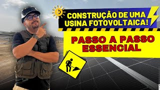 🚧⚡ Por Dentro da Construção de Uma Usina Fotovoltaica! | Série Ipsum Partum 🔧☀️