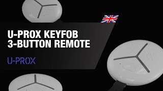 U-Prox Keyfob 3-button remote - U-PROX | By Demes