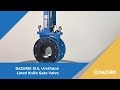 DeZURIK KUL Urethane Lined Knife Gate Valve