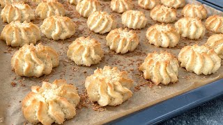 Ich habe lange nach diesem berühmten Rezept gesucht! Unglaublich Leckere Kokos Plätzchen!