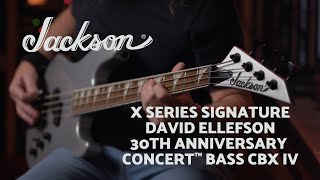 David Ellefson X Series Signature 30th Anniversary Concert Bass CBX IV | Jackson Guitars