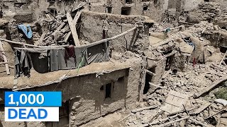 Afghanistan earthquake: residents search for survivors amidst the rubble