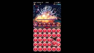 【パズドラ】 超絶メタドラ　ポチポチ周回　ボスは五右衛門で貫通