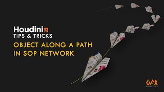 Houdini Tips & Tricks | Object along a path in SOP Network