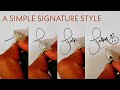 How to Write Your Simple Signature Style | By Signature Mash