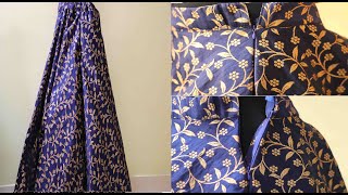 How To Attach Invisible Zip In Lehenga Or Skirt