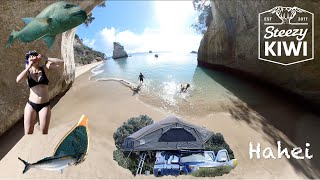 #4 Hahei and cathedral cove (5 camping spots of Coromandel)