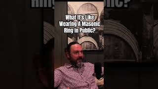 What It’s Like Wearing A Masonic Ring in Public? #podcast #symbols #shorts