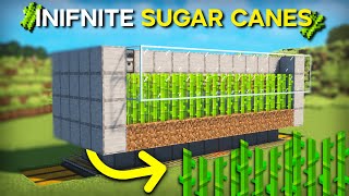 Minecraft's EASY Sugar Cane Farm 1.19 - Java & Bedrock