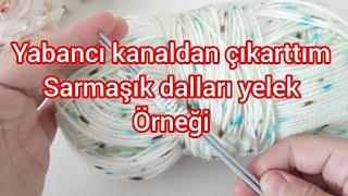 kolay yelek modelleri ✅ hırka,şal, battaniye örgü modelleri ✅east knitting pattern✅ crochet