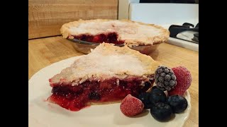 Mixed Berry Pie with Frozen Berries 🍓🥧👨‍🍳