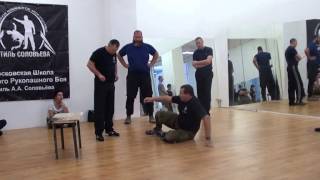 Blows , support , internal work . A . Solovyev . Systema RMA . Training