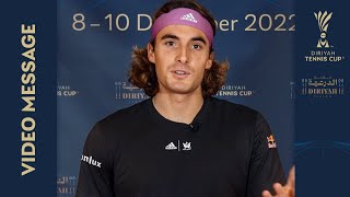 #DTC22 /// Kaliméra 🇬🇷 Stefanos Tsitsipas is coming to Saudi 👋 /// #Shorts