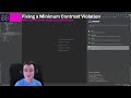 how to fix android wcag 1.4.3 contrast accessibility violations mesmer jetbrains ide plugin