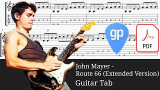 John Mayer - Route 66 (Extended Version) Guitar Tabs [TABS]