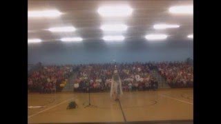 Laurel, (IN) Indiana.  School Assembly, Jewish Dance