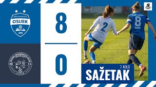 Sažetak | ŽNK Osijek 8-0 ŽNK Donat