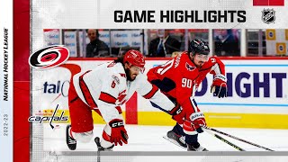 Hurricanes @ Capitals 2/14 | NHL Highlights 2023