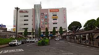 Road in front of the Kuki station, Kuki-City Saitama, Japan