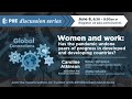 Women and work: Has the pandemic undone years of progress in developed and developing countries?