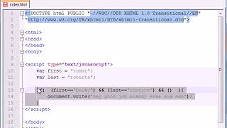Beginner JavaScript Tutorial – 17 – Complex Conditions