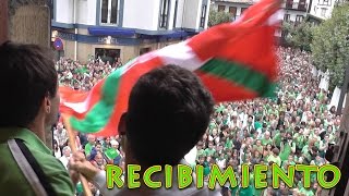 Recibimiento Hondarribia Arraun | Zarautzeko bandera | Irungo Telebista