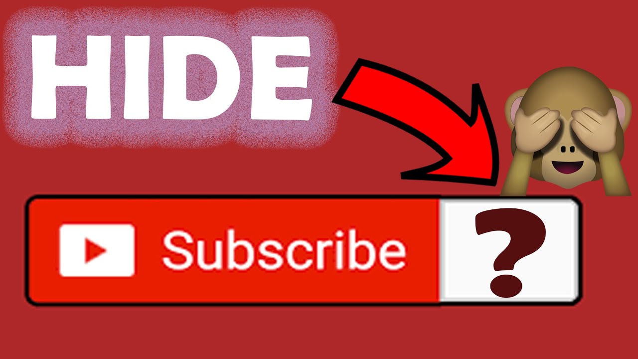 How To Hide Your Subscribers On Youtube Youtube