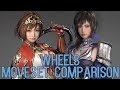 DYNASTY WARRIORS 9 Wheels Moveset Comparison