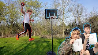 Mini Hoop Basketball Dunk Contest! (INSANE)