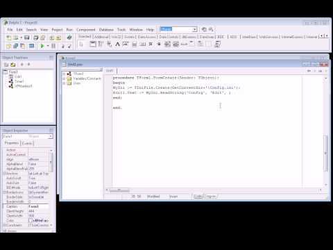 Delphi - Ini Files Delphi - Ini Files