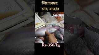 #fishing #fishprice || শিয়ালদহে পাবদার দাম জুলাই 2023 ||सियालदह मछली बाज़ार