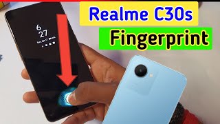 Realme c30s display fingerprint setting/Realme c30s in display fingerprint lock/fingerprint  sensor