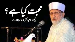 Mohabbat Kya hai ? || محبت کیا ہے؟ | Shaykh ul Islam Dr Muhammad Tahir-ul-Qadri