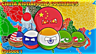 China Kidnapping Countries 💢😱[Battle Of Super Natural Powers]🥶🤯#countryballs #geography