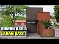 RUMAH MINIMALIST 6X8 METER DI LAHAN 6X12 M