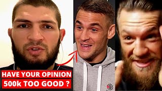 Khabib RIPS Dustin Poirier for ACCEPTING the McGregor fight under Conor's conditions.