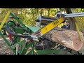 amazing homemade firewood processor