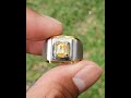 Batu Permata Natural Yellow Sapphire SriLanka 1.16 Ct No Heat CGL Memo