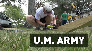 U.M. Army comes to town, repairing and rebuilding homes in the SETX community