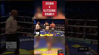 Joshua Rocks and stops Klitschko #boxing #short