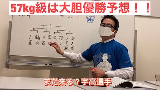 2021年全日本選抜柔道体重別選手権大会57kg級について談議します