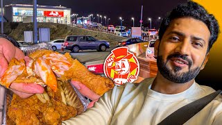 1st Time AL BAIK DRIVE THRU Abha, Saudi Arabia (Very Crowded) Chicken Fried Albaik & Nuggets, Burger