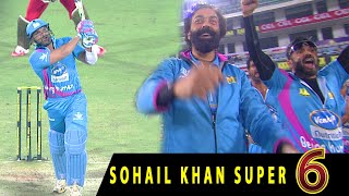 Sohail Khan Super Sixes Strengthens Mumbai Heroes against Telugu Warriors in Celebrity Cricket.