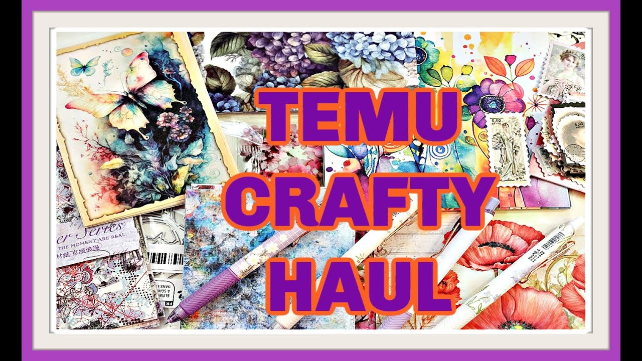 Temu Crafty Haul Part 1 Youtube